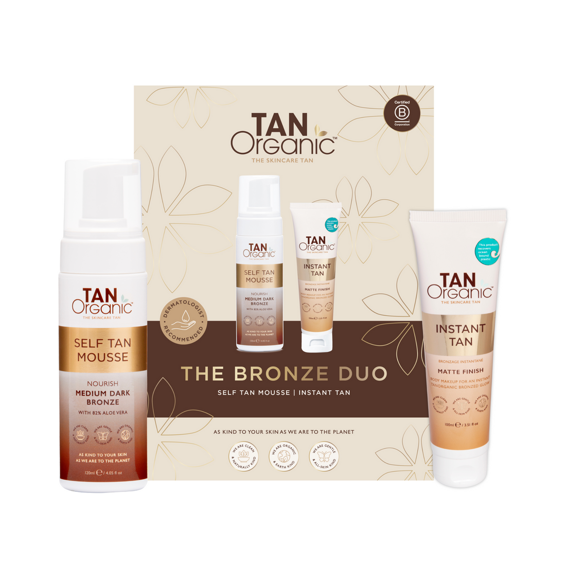 The Bronze Duo - Self Tan Mousse | Instant Tan