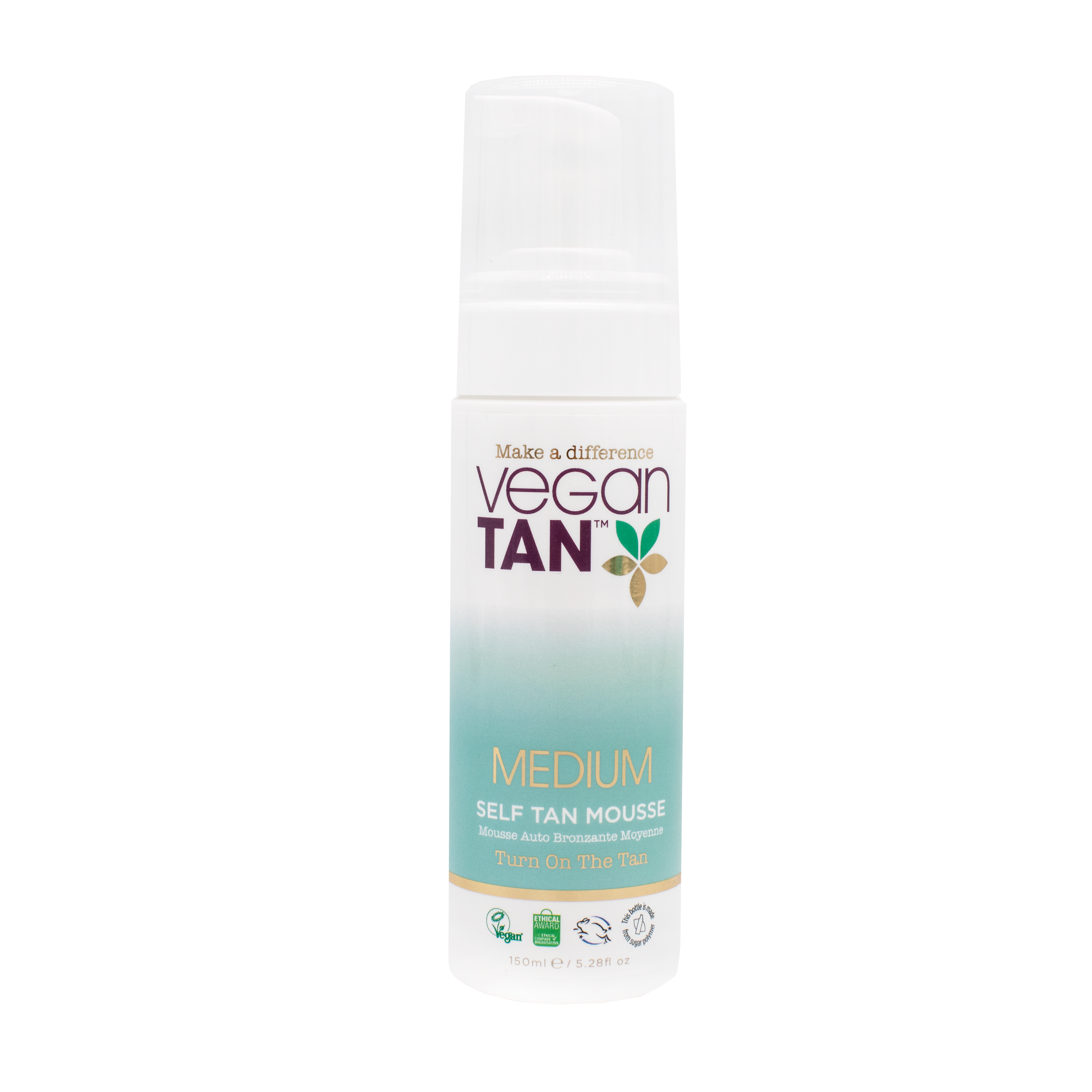 VEGANTAN SELF TAN MOUSSE 150ML DARK