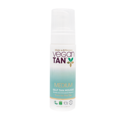 VEGANTAN SELF TAN MOUSSE 150ML DARK