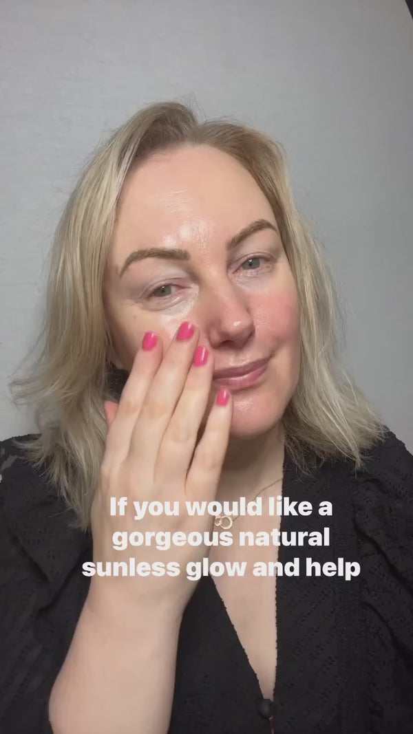 Sinead Using how to use anti aging facial tan serum  to reduce wrinkles and fine lines.